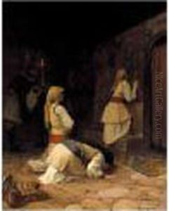 Praying In A Greek Church, Montparnasse