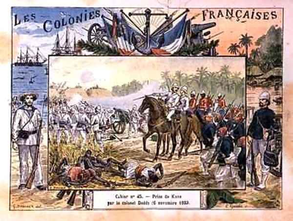 The Siege of Kana by General Alfred Amedee Dodds - view 1
