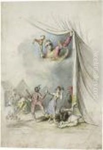 Karnevalszene by Johann Heinrich Ramberg
