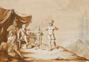 Mucius Scaevola Vor Prosenna by Johann Heinrich Ramberg