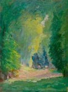 Allee Du Chateau De Canon by Jules Louis Rame