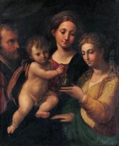 The Holy Family With Saint Mary Magdalen