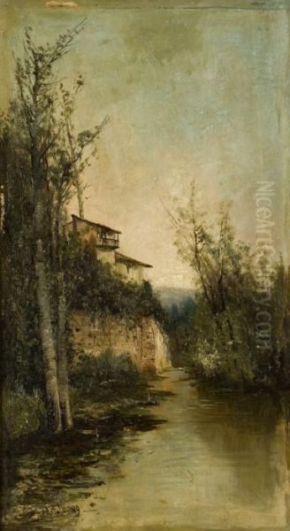 Paisaje Con Rio - view 1