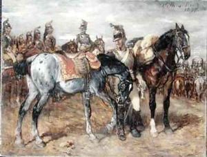 A Troop of French Cuirassiers