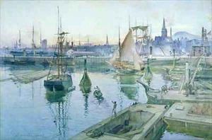 Dundee from the Harbour by James Douglas