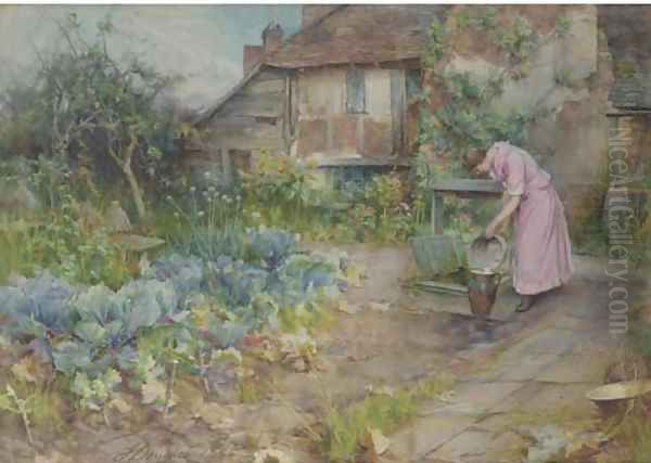 Fetching water from the well - view 1