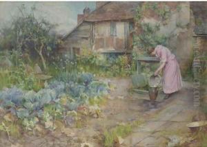Fetching water from the well by James Douglas