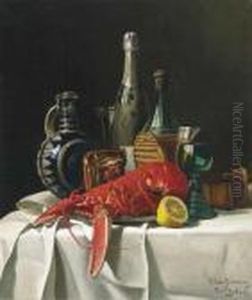Still Life With Lobster by Milne Ramsey