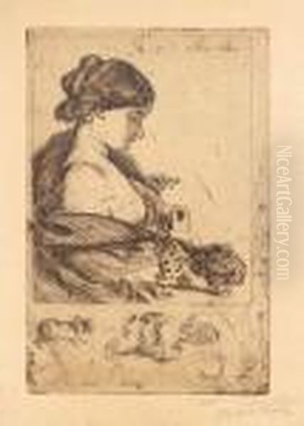 La Puce. Vers 1895. - view 1