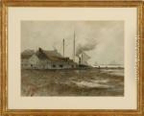 Harbor On A Gray Day - view 1