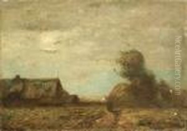 Moonlight Rural Landscape - view 1