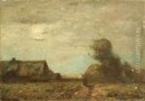 Moonlight Rural Landscape by Henry Ward Ranger