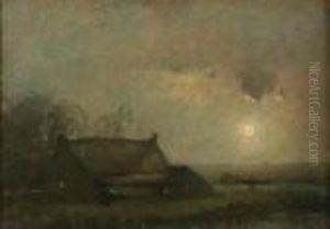 Farm By Moonlight