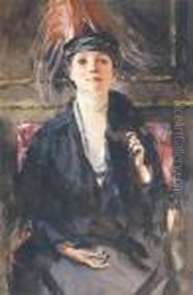 An Elegant Lady In Aninterior - view 1
