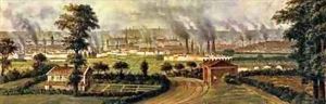 Leeds from Rope Hill by Alphonse Douseau