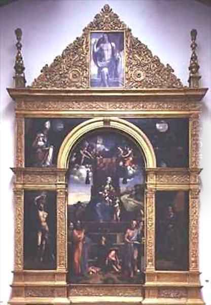 Virgin and Child enthroned with Saints - view 1