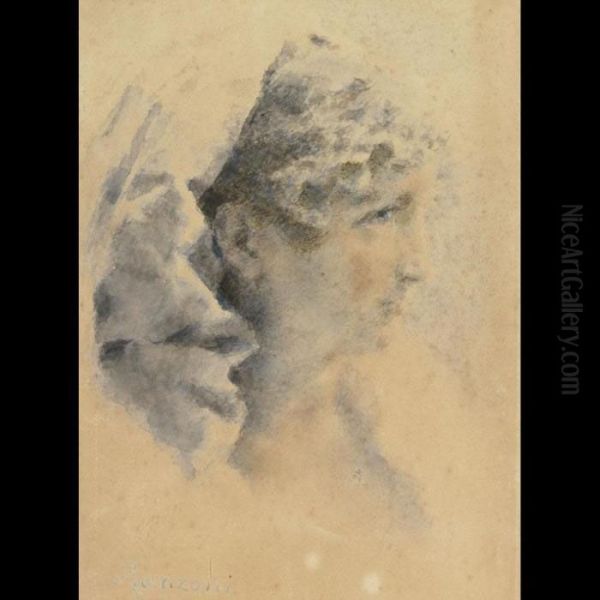 Profile Of A Young Woman - view 1