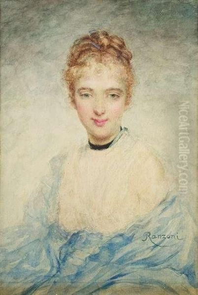 Portrait Of Amely Crawford, London 1878 - view 1