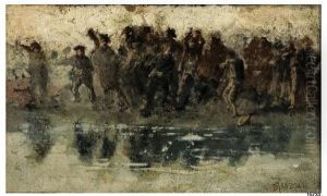 La Sommossa by Daniele Ranzoni