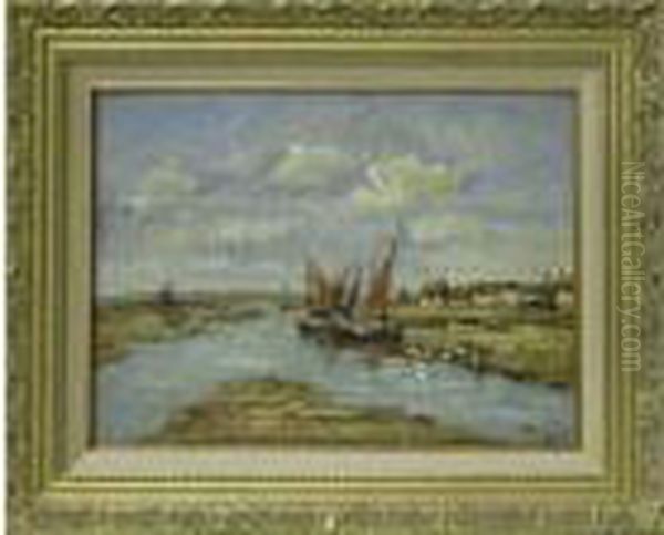 Voiliers De Peche A Maree Basse - view 1