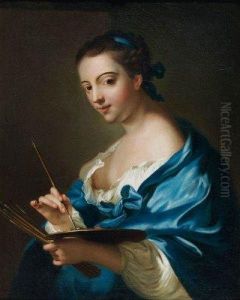 Portrait D'une Jeune Femme Peintre