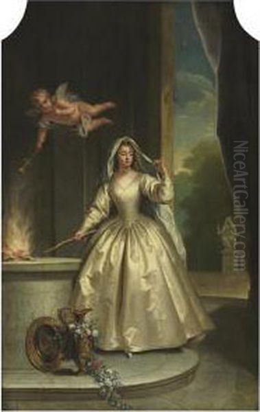 A Vestal Virgin - view 1