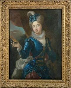 Portrait De Femme Au Masque
