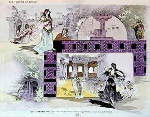 Scenes from the opera Samson and Delilah