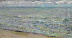 Shoreline Waves by Joseph Morris Raphael