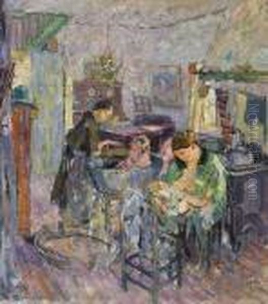 Interior With Women And Children - view 1