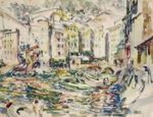 Camoglie Italian Harbor Scene Camoglie Italian Harbor Scene