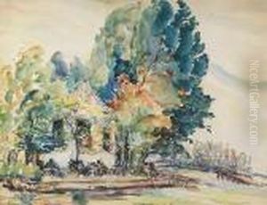 Inn Near The Water On The Vliet, By Leiden