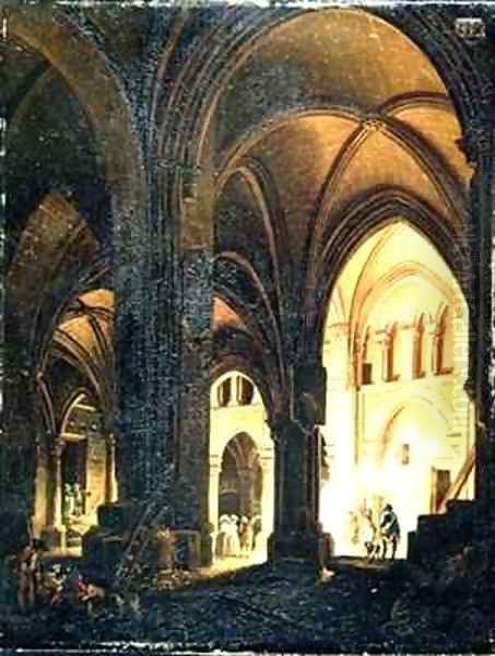 Interior of the Eglise des Saints Innocents Paris - view 1