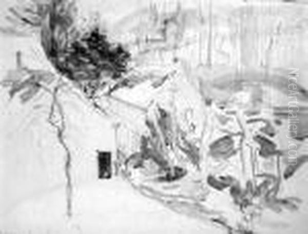 A House In A Wooded Landscape, Rue England? - view 1