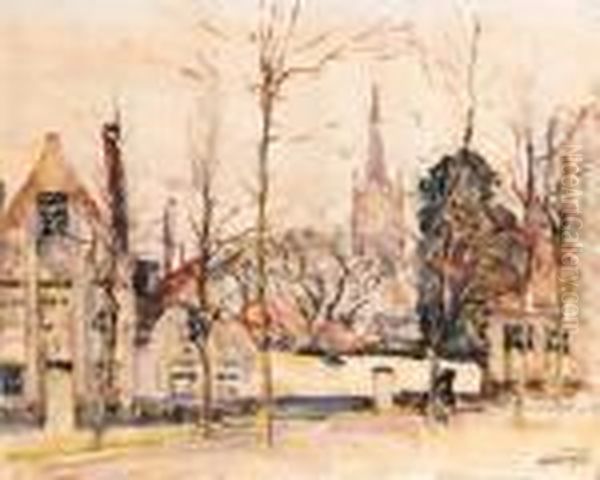 Convent Of Beguins At Bruges, Belgium - view 1