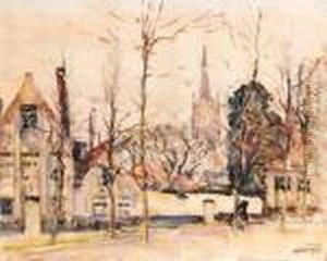 Convent Of Beguins At Bruges, Belgium