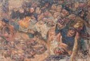 A Fish Market by Joseph Morris Raphael