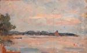 A Sailing Boat On The Lake De Kaag Near Leiden