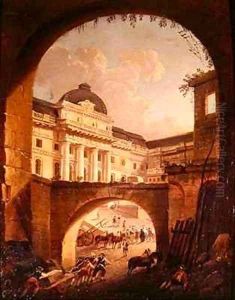 The Palais de Justice Paris by Pierre-Antoine Demachy