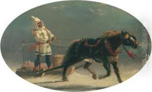 Habitant, Horse And Sleigh Habitant, Horse And Sleigh