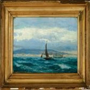 A Costal Scenery From Napoli