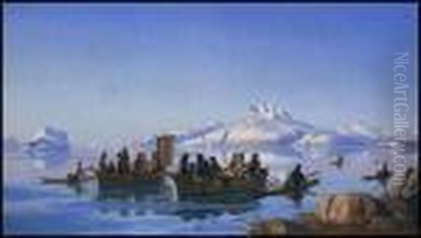 Inuit Joyfully Returning Home, Late Spring - view 1