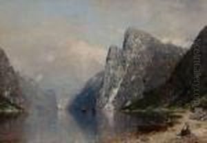 Vestlandsfjord Med Dampbat