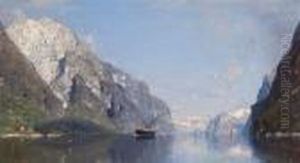 Fjord Med Dampbat