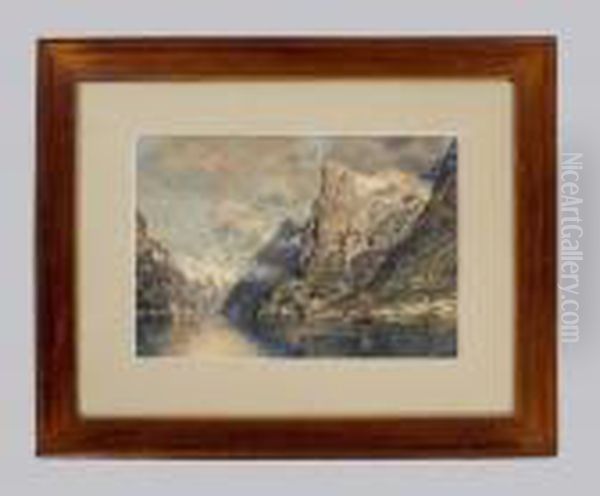 Romantische Fjordlandschaft - view 1