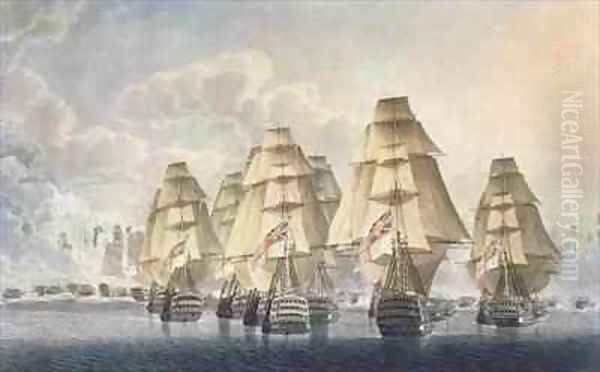 Battle of Trafalgar rear division - view 1