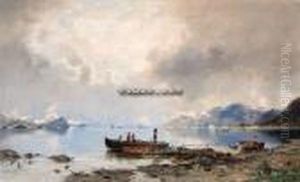 Fiskermiljo Ved Kysten