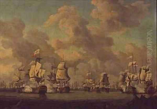 Lord Rodneys Victory over the French Fleet off Dominica - view 1