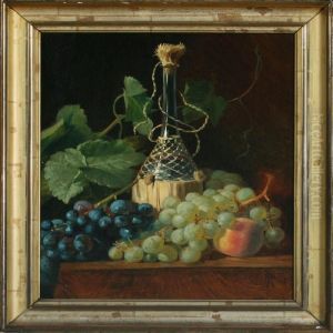 Still Life With A Wine Carafe And Fruit