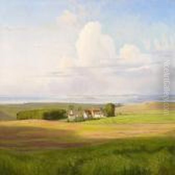 View From Adanish Landscape With Minor Manor House - view 1